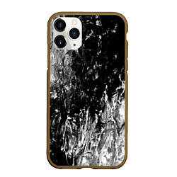 Чехол iPhone 11 Pro матовый GRAY&BLACK, цвет: 3D-коричневый