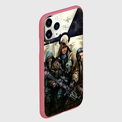 Чехол iPhone 11 Pro матовый STALKER: Radioactive, цвет: 3D-малиновый — фото 2