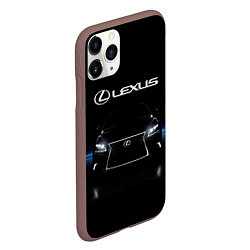 Чехол iPhone 11 Pro матовый Lexus, цвет: 3D-коричневый — фото 2