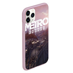 Чехол iPhone 11 Pro матовый Metro Exodus, цвет: 3D-розовый — фото 2