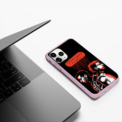 Чехол iPhone 11 Pro матовый Twenty one pilots, цвет: 3D-розовый — фото 2