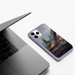Чехол iPhone 11 Pro матовый Battlefield: Plan A, цвет: 3D-светло-сиреневый — фото 2