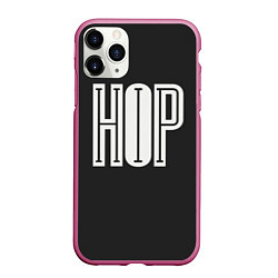 Чехол iPhone 11 Pro матовый Hip-Hop Inside, цвет: 3D-малиновый
