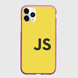 Чехол iPhone 11 Pro матовый JavaScript, цвет: 3D-малиновый