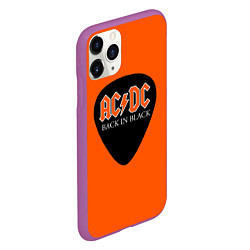 Чехол iPhone 11 Pro матовый ACDC, цвет: 3D-фиолетовый — фото 2