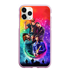 Чехол iPhone 11 Pro матовый Coldplay Stories, цвет: 3D-розовый