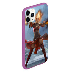 Чехол iPhone 11 Pro матовый Magic: The Gathering, цвет: 3D-фиолетовый — фото 2