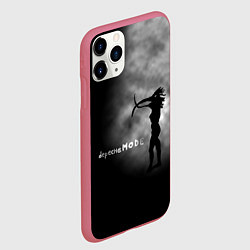 Чехол iPhone 11 Pro матовый Depeche Mode, цвет: 3D-малиновый — фото 2