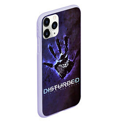 Чехол iPhone 11 Pro матовый Disturbed: Live at red rocks, цвет: 3D-светло-сиреневый — фото 2