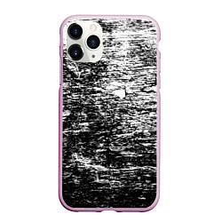Чехол iPhone 11 Pro матовый Краска и потертости!, цвет: 3D-розовый