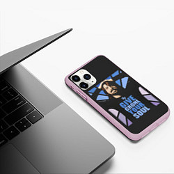 Чехол iPhone 11 Pro матовый Give Grohl Your Soul, цвет: 3D-розовый — фото 2