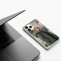 Чехол iPhone 11 Pro матовый Доктор, цвет: 3D-салатовый — фото 2