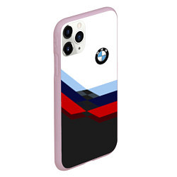 Чехол iPhone 11 Pro матовый BMW M SPORT, цвет: 3D-розовый — фото 2