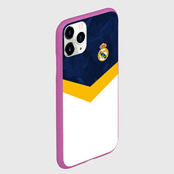 Чехол iPhone 11 Pro матовый Real Madrid FC: Sport, цвет: 3D-фиолетовый — фото 2