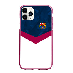 Чехол iPhone 11 Pro матовый Barcelona FC: Sport, цвет: 3D-малиновый