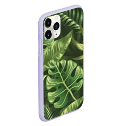 Чехол iPhone 11 Pro матовый Доисторический лес, цвет: 3D-светло-сиреневый — фото 2