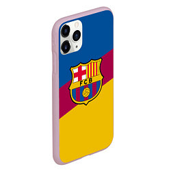 Чехол iPhone 11 Pro матовый FC Barcelona 2018 Colors, цвет: 3D-розовый — фото 2