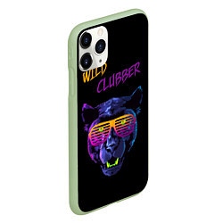 Чехол iPhone 11 Pro матовый Wild Clubber, цвет: 3D-салатовый — фото 2