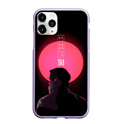 Чехол iPhone 11 Pro матовый Blade Runner: Acid sun, цвет: 3D-светло-сиреневый