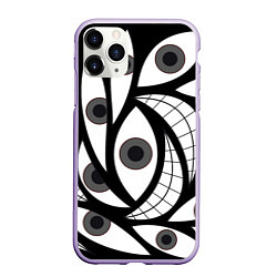 Чехол iPhone 11 Pro матовый Alchemist Eyes, цвет: 3D-светло-сиреневый