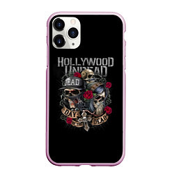 Чехол iPhone 11 Pro матовый Day of the Dead, HU, цвет: 3D-розовый