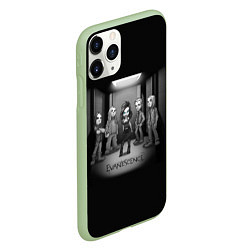 Чехол iPhone 11 Pro матовый Evanescence Band, цвет: 3D-салатовый — фото 2