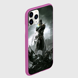 Чехол iPhone 11 Pro матовый Dishonored 2, цвет: 3D-фиолетовый — фото 2