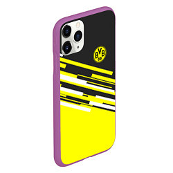 Чехол iPhone 11 Pro матовый Borussia FC: Sport Line 2018, цвет: 3D-фиолетовый — фото 2