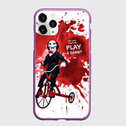 Чехол iPhone 11 Pro матовый Play a game?, цвет: 3D-фиолетовый
