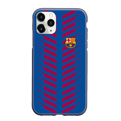 Чехол iPhone 11 Pro матовый FC Barcelona: Creative, цвет: 3D-серый