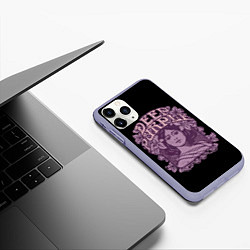 Чехол iPhone 11 Pro матовый Deep Purple, цвет: 3D-светло-сиреневый — фото 2