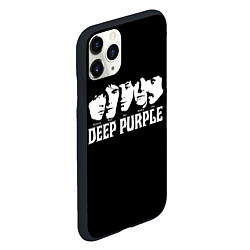 Чехол iPhone 11 Pro матовый Deep Purple, цвет: 3D-черный — фото 2