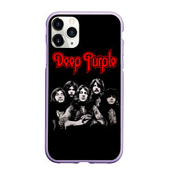 Чехол iPhone 11 Pro матовый Deep Purple, цвет: 3D-светло-сиреневый