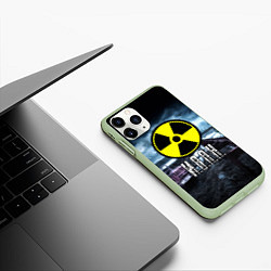 Чехол iPhone 11 Pro матовый S.T.A.L.K.E.R: Иван, цвет: 3D-салатовый — фото 2