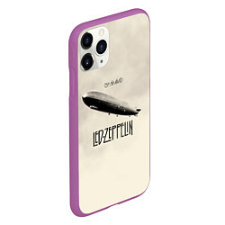 Чехол iPhone 11 Pro матовый Led Zeppelin: Fly, цвет: 3D-фиолетовый — фото 2