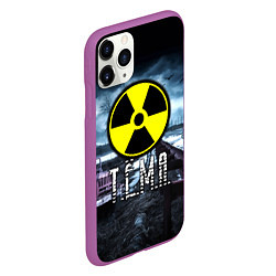 Чехол iPhone 11 Pro матовый S.T.A.L.K.E.R: Тёма, цвет: 3D-фиолетовый — фото 2