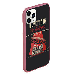 Чехол iPhone 11 Pro матовый Led Zeppelin: Mothership, цвет: 3D-малиновый — фото 2