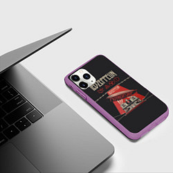 Чехол iPhone 11 Pro матовый Led Zeppelin: Mothership, цвет: 3D-фиолетовый — фото 2