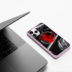 Чехол iPhone 11 Pro матовый Мотивация ты сам, цвет: 3D-розовый — фото 2