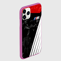 Чехол iPhone 11 Pro матовый BMW M: Poly Sport, цвет: 3D-фиолетовый — фото 2