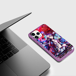 Чехол iPhone 11 Pro матовый No Game No Life Zero, цвет: 3D-фиолетовый — фото 2