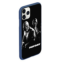 Чехол iPhone 11 Pro матовый Payday, цвет: 3D-тёмно-синий — фото 2