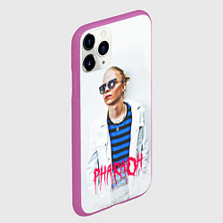 Чехол iPhone 11 Pro матовый Pharaoh: White side, цвет: 3D-фиолетовый — фото 2