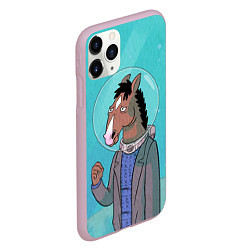 Чехол iPhone 11 Pro матовый BoJack, цвет: 3D-розовый — фото 2