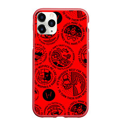 Чехол iPhone 11 Pro матовый 21 Pilots: Don't Trust, цвет: 3D-красный