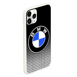 Чехол iPhone 11 Pro матовый BMW 2018 Black and White IV, цвет: 3D-белый — фото 2