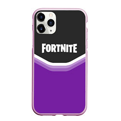 Чехол iPhone 11 Pro матовый Fortnite Violet, цвет: 3D-розовый