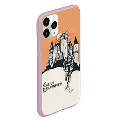 Чехол iPhone 11 Pro матовый Castle Wolfenstein, цвет: 3D-розовый — фото 2