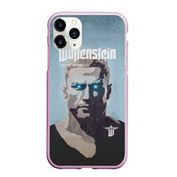 Чехол iPhone 11 Pro матовый Wolfenstein: William Blaskovitz, цвет: 3D-розовый
