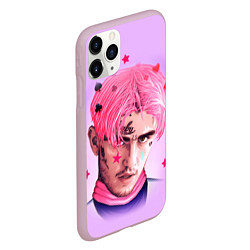 Чехол iPhone 11 Pro матовый Lil Peep: Pink Edition, цвет: 3D-розовый — фото 2